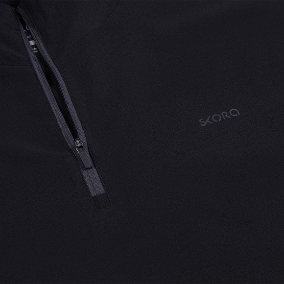 Skora Running Pullover Black Jacket Size S - Picture 5 of 10